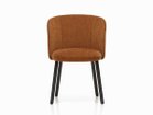 【ヴィトラ/Vitra / GOODS】のMikado Side Chair / ミカド サイドチェア 4レッグ(ウッド) 張地:イロコ 2 15 コニャック(ファブリック F80)、脚部:ダークオーク|ID: prp329100004896859 ipo3291000000036615036