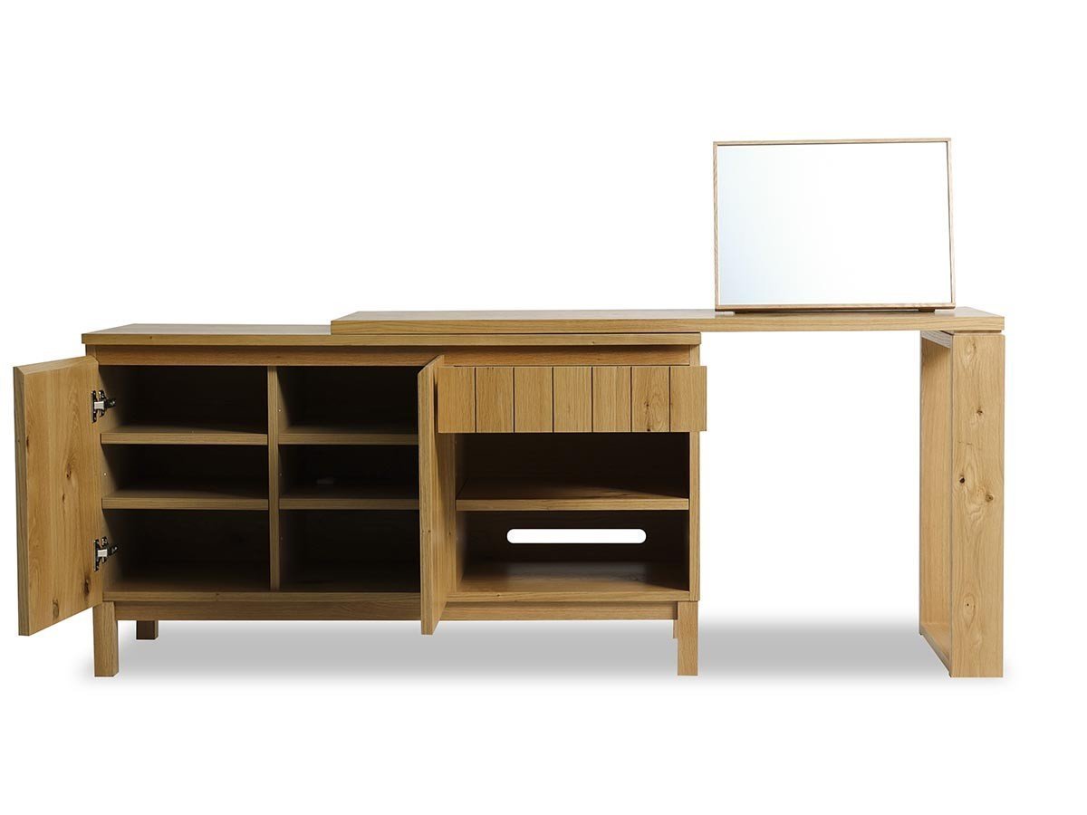 【インルーム/InRoom / GOODS】のNORNA CABINET DESK / ノアナ キャビネットデスク インテリア・キッズ・メンズ・レディースファッション・服の通販 founy(ファニー) 　スリット　Slit, Slit Detail　デスク　Desk, Work Desk　フレーム　Frame, Outline　ホーム・キャンプ・アウトドア・お取り寄せ　Home Living / Home & Lifestyle / Camping Gear / Outdoor Camping　家具・インテリア　Home Furniture & Interior. Stylish & Functional Living Spaces　収納家具・キャビネット　Storage Furniture　収納キャビネット・扉付き棚　Cabinet / Storage Cabinet　ホーム・キャンプ・アウトドア・お取り寄せ　Home Living / Home & Lifestyle / Camping Gear / Outdoor Camping　家具・インテリア　Home Furniture & Interior. Stylish & Functional Living Spaces　ミラー・ドレッサー　Mirrors & Dressers　壁掛けミラー・全身鏡・スタンドミラー　Wall Mirror　ホーム・キャンプ・アウトドア・お取り寄せ　Home Living / Home & Lifestyle / Camping Gear / Outdoor Camping　家具・インテリア　Home Furniture & Interior. Stylish & Functional Living Spaces　ミラー・ドレッサー　Mirrors & Dressers　ドレッサー・ミラー付き化粧台　Vanity Table for Bedroom　セット内容:デスク + ミラー|ID: prp329100004896894 ipo3291000000036616321