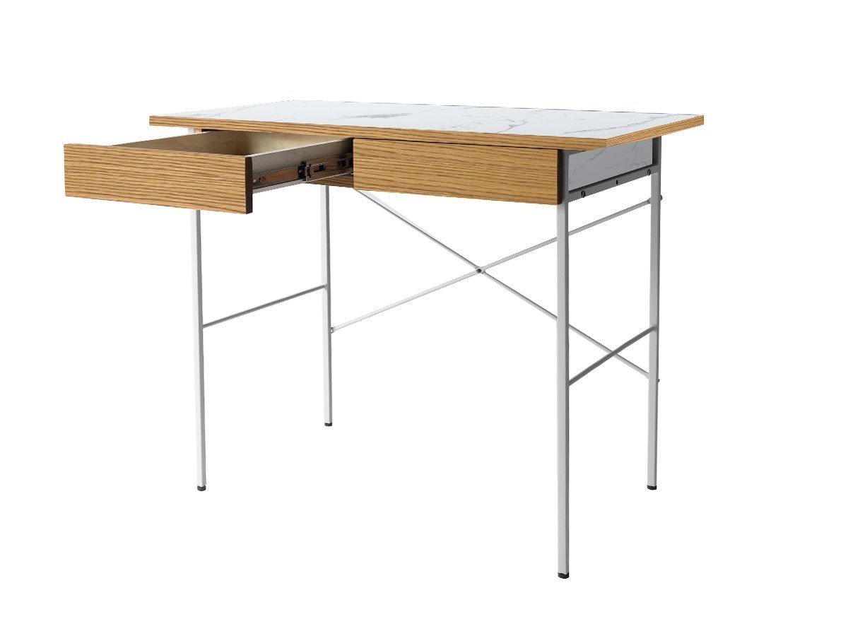 【アデペシュ/a.depeche / GOODS】のPOL desk 900 wide / ポル デスク 900 ワイド インテリア・キッズ・メンズ・レディースファッション・服の通販 founy(ファニー) 　ステーショナリー　Stationery, Office Supplies　スリム　Slim, Slim Fit　デスク　Desk, Work Desk　フレーム　Frame, Outline　モダン　Modern, Contemporary　ワイド　Wide, Wide Fit　ワーク　Workwear, Utility Style　おすすめ　Recommended / Our Picks　ホーム・キャンプ・アウトドア・お取り寄せ　Home Living / Home & Lifestyle / Camping Gear / Outdoor Camping　家具・インテリア　Home Furniture & Interior. Stylish & Functional Living Spaces　その他 インテリア雑貨、家具　Home Decor & Furniture Extras　本体マーブル、フレームユロップグレー|ID: prp329100004896906 ipo3291000000036616630