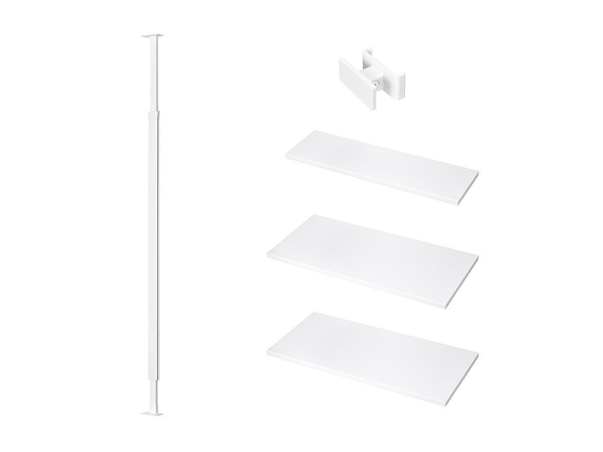 【エアシェルフ/AIR SHELF / GOODS】のDeskside Shelf Set / デスクサイド シェルフ セット インテリア・キッズ・メンズ・レディースファッション・服の通販 founy(ファニー) 　アクセサリー　Fashion Accessories　デスク　Desk, Work Desk　プレーン　Plain, Simple　送料無料　Free Shipping　ビジネス 仕事 通勤　Business / Work / Commuting　ホーム・キャンプ・アウトドア・お取り寄せ　Home Living / Home & Lifestyle / Camping Gear / Outdoor Camping　家具・インテリア　Home Furniture & Interior. Stylish & Functional Living Spaces　収納家具・キャビネット　Storage Furniture　シェルフ・オープンラック・収納棚　Open Shelf Rack　|ID: prp329100004896926 ipo3291000000036617224