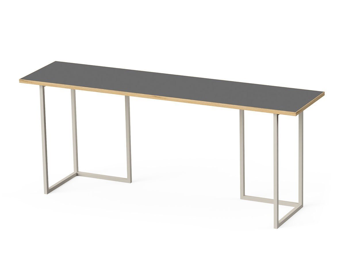 【スティール/stiiilll / GOODS】のTable Set / テーブルセット メラミンウッド天板 ハーフ + スチール脚 M インテリア・キッズ・メンズ・レディースファッション・服の通販 founy(ファニー) 送料無料 Free Shipping ウッド Wooden Design シンプル Simple, Minimal スリム Slim, Slim Fit テーブル Table, Dining Table デスク Desk, Work Desk ハーフ Half, Half-Length ホーム・キャンプ・アウトドア・お取り寄せ Home Living / Home & Lifestyle / Camping Gear / Outdoor Camping 家具・インテリア Home Furniture & Interior. Stylish & Functional Living Spaces その他 インテリア雑貨、家具 Home Decor & Furniture Extras 天板ダークグレー、脚部グレー|ID: prp329100004896981 ipo3291000000036618500