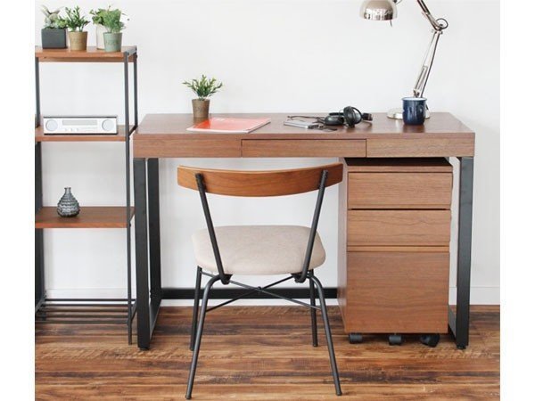 【フライミールーム/FLYMEe Room / GOODS】のDESK WAGON / デスクワゴン #113173 インテリア・キッズ・メンズ・レディースファッション・服の通販 founy(ファニー) 　送料無料　Free Shipping　コンパクト　Compact, Small Size　スリム　Slim, Slim Fit　デスク　Desk, Work Desk　ホーム・キャンプ・アウトドア・お取り寄せ　Home Living / Home & Lifestyle / Camping Gear / Outdoor Camping　家具・インテリア　Home Furniture & Interior. Stylish & Functional Living Spaces　デスク・机　Study & Work Desks　デスクワゴン・サイドワゴン　Mobile Pedestal /Office Cart　同シリーズの「デスク 幅110cm」と組み合わせたイメージ|ID: prp329100004896999 ipo3291000000036619121