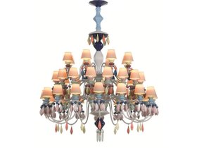 【リヤドロ/LLADRO / GOODS】のBelle de Nuit Chandelier 40 / ベル・ドゥ・ニュイ シャンデリア 40灯 人気、トレンドファッション・服の通販 founy(ファニー) エレガント 上品 Elegant コレクション Collection, Seasonal Line 透かし Cut-Out, Lacework フォルム Silhouette, Form レース Lace, Lace Fabric 送料無料 Free Shipping ホーム・キャンプ・アウトドア・お取り寄せ Home Living / Home & Lifestyle / Camping Gear / Outdoor Camping 家具・インテリア Home Furniture & Interior. Stylish & Functional Living Spaces ライト・照明 Lamps & Lighting Fixtures シャンデリア・クリスタル照明 Chandelier / Crystal Ceiling Light |ID:prp329100004897229