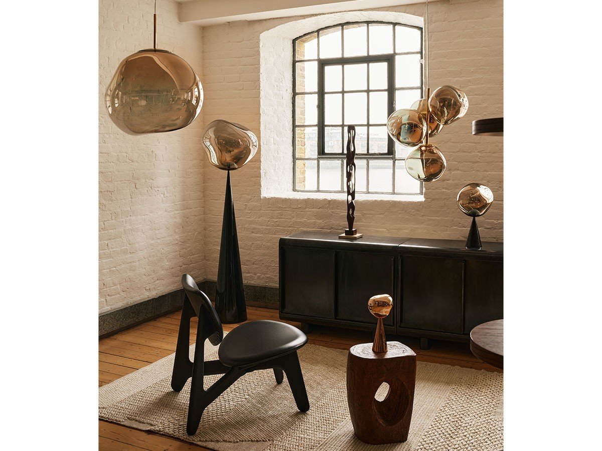 【トム ディクソン/Tom Dixon / GOODS】のMelt Cone Fat Table / メルト コーンファット テーブルライト インテリア・キッズ・メンズ・レディースファッション・服の通販 founy(ファニー) 　ガラス　Glass, Glassware　コレクション　Collection, Seasonal Line　シェイプ　Shape, Slim Fit　テーブル　Table, Dining Table　ハンド　Hand, Handmade　バランス　Balance, Style Balance　送料無料　Free Shipping　ホーム・キャンプ・アウトドア・お取り寄せ　Home Living / Home & Lifestyle / Camping Gear / Outdoor Camping　家具・インテリア　Home Furniture & Interior. Stylish & Functional Living Spaces　ライト・照明　Lamps & Lighting Fixtures　デスクライト・卓上照明　Desk Lamp / Table Lamp / Study Light　シェードブロンズ、ベースブラック|ID: prp329100004897364 ipo3291000000036627041