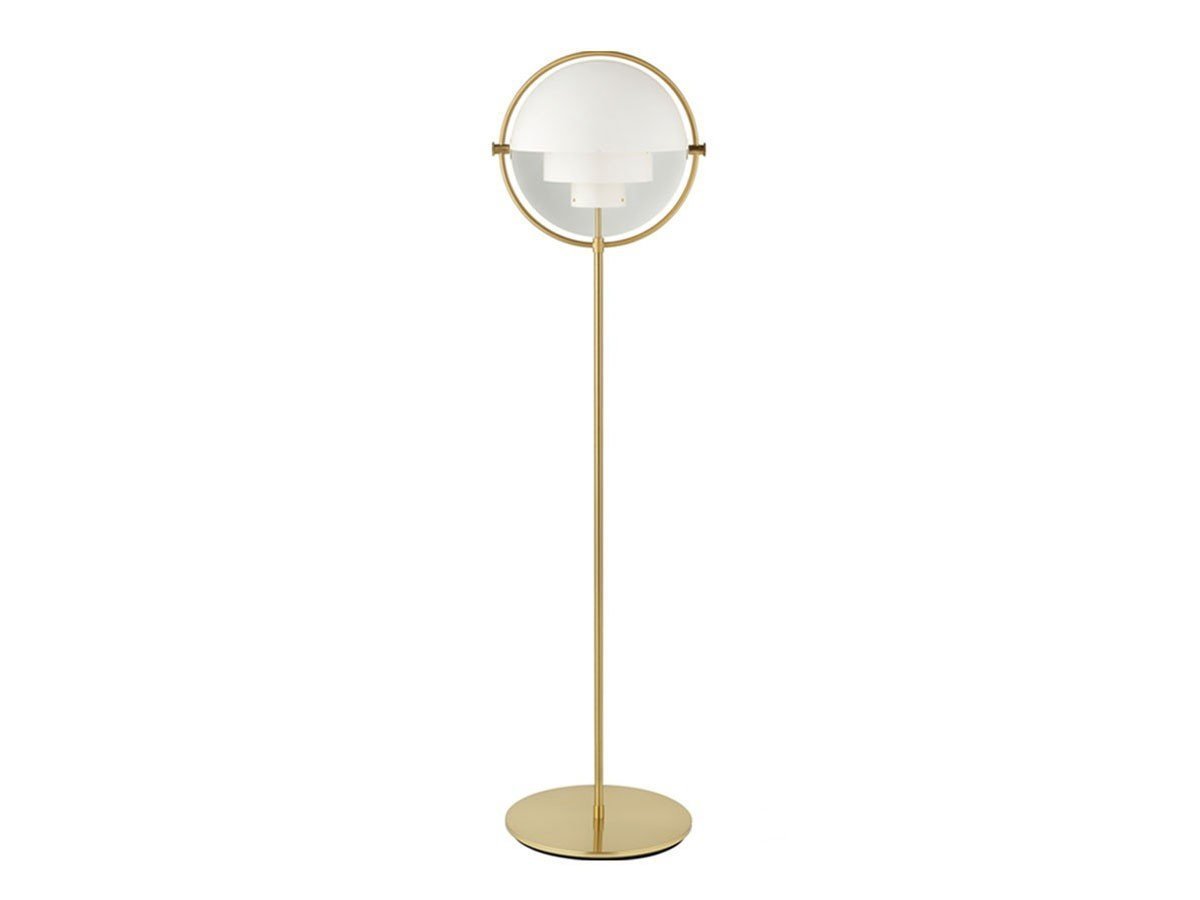 【グビ/GUBI / GOODS】のMulti-Lite Floor Lamp / マルチライトフロアランプ(ブラスベース) インテリア・キッズ・メンズ・レディースファッション・服の通販 founy(ファニー) 　フォルム　Silhouette, Form　モダン　Modern, Contemporary　ホーム・キャンプ・アウトドア・お取り寄せ　Home Living / Home & Lifestyle / Camping Gear / Outdoor Camping　家具・インテリア　Home Furniture & Interior. Stylish & Functional Living Spaces　ライト・照明　Lamps & Lighting Fixtures　フロアランプ・スタンドライト　Floor Lamp / Standing Lamp　ホワイトセミマット|ID: prp329100004897413 ipo3291000000036627648