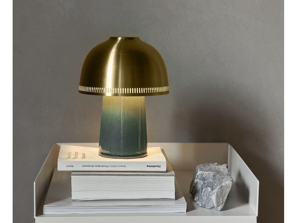 【アンドトラディション/&Tradition / GOODS】のRaku Portable SH8 / ラク ポータブル SH8 インテリア・キッズ・メンズ・レディースファッション・服の通販 founy(ファニー) 　送料無料　Free Shipping　コンパクト　Compact, Small Size　テーブル　Table, Dining Table　ハンド　Hand, Handmade　ホーム・キャンプ・アウトドア・お取り寄せ　Home Living / Home & Lifestyle / Camping Gear / Outdoor Camping　家具・インテリア　Home Furniture & Interior. Stylish & Functional Living Spaces　ライト・照明　Lamps & Lighting Fixtures　ブルーグリーン & ブラス|ID: prp329100004897474 ipo3291000000036628584