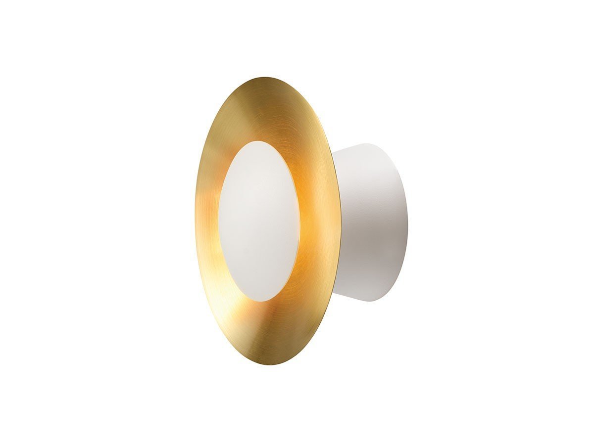 【フライミーパーラー/FLYMEe Parlor / GOODS】のWall Lamp / ウォールランプ #119945 インテリア・キッズ・メンズ・レディースファッション・服の通販 founy(ファニー) 　送料無料　Free Shipping　エレガント 上品　Elegant　パターン　Pattern, Design Print　ホーム・キャンプ・アウトドア・お取り寄せ　Home Living / Home & Lifestyle / Camping Gear / Outdoor Camping　家具・インテリア　Home Furniture & Interior. Stylish & Functional Living Spaces　ライト・照明　Lamps & Lighting Fixtures　ホワイト + ブラス|ID: prp329100004897601 ipo3291000000036630298