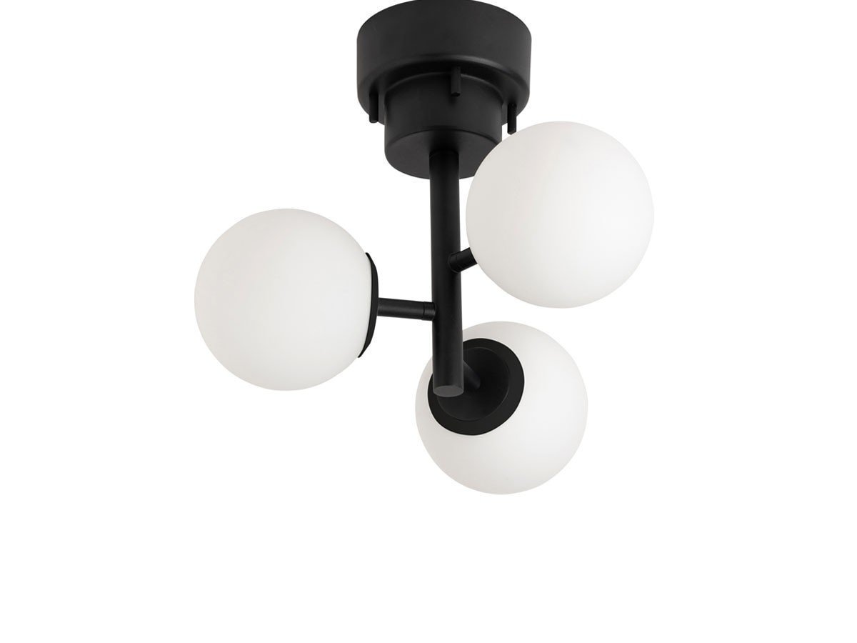 【フライミー ベーシック/FLYMEe BASIC / GOODS】のCEILING LIGHT / シーリングライト #115348 インテリア・キッズ・メンズ・レディースファッション・服の通販 founy(ファニー) 　送料無料　Free Shipping　ガラス　Glass, Glassware　フォルム　Silhouette, Form　ホーム・キャンプ・アウトドア・お取り寄せ　Home Living / Home & Lifestyle / Camping Gear / Outdoor Camping　家具・インテリア　Home Furniture & Interior. Stylish & Functional Living Spaces　ライト・照明　Lamps & Lighting Fixtures　シーリングライト・天井照明　Ceiling Light / Flush Mount Light　ブラック / ミルクガラス、付属電球:なし|ID: prp329100004897604 ipo3291000000036630311