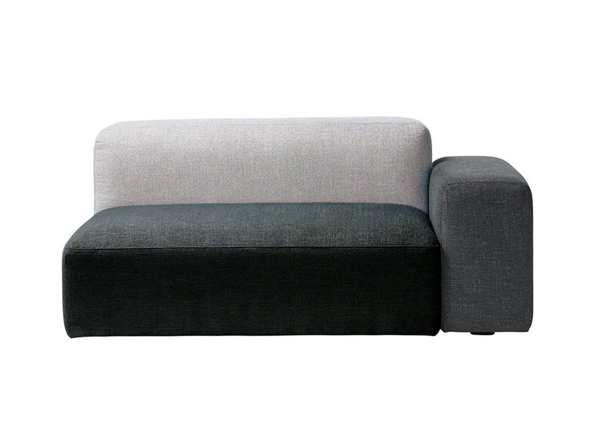 【コロン/COLON / GOODS】のCOLON sofa 2seater left arm / コロンソファ 2人掛け 左アーム インテリア・キッズ・メンズ・レディースファッション・服の通販 founy(ファニー) 　イエロー　Yellow　クッション　Cushion, Throw Pillow　スタンダード　Standard, Basic　ストーン　Stone, Gem-Like　パターン　Pattern, Design Print　フィット　Fit, Slim Fit　リラックス　Relax, Relaxed Fit　リーフ　Leaf, Botanical Leaf　ホーム・キャンプ・アウトドア・お取り寄せ　Home Living / Home & Lifestyle / Camping Gear / Outdoor Camping　家具・インテリア　Home Furniture & Interior. Stylish & Functional Living Spaces　ソファー　Couches & Sofas　ストーン 3(座 ブラック / 背 グレー / 肘 ダークグレー)|ID: prp329100004897646 ipo3291000000036631029