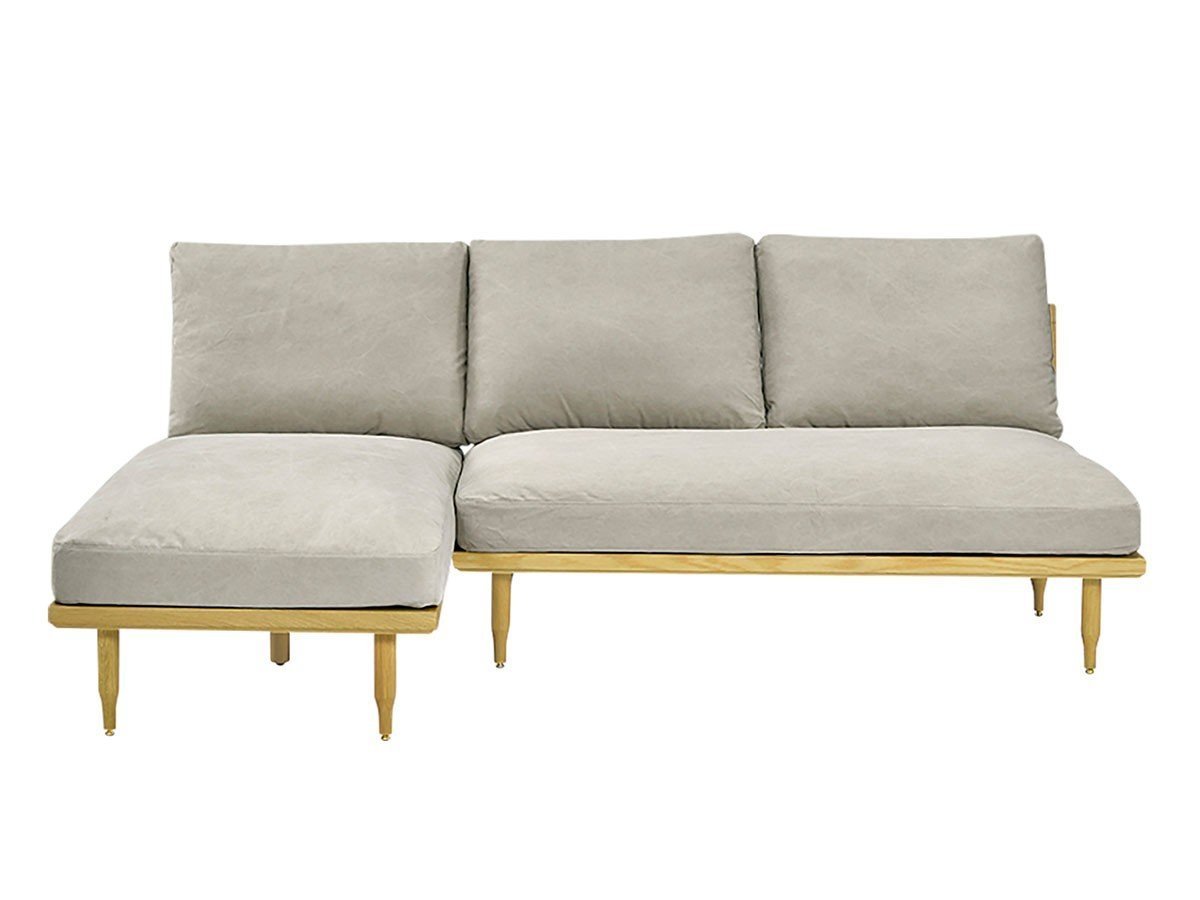 【エクリュクス/ecruxe / GOODS】のEPI 2P + COUCH SOFA / エピ 2Pソファ + カウチソファ(オークナチュラル) インテリア・キッズ・メンズ・レディースファッション・服の通販 founy(ファニー) 　クッション　Cushion, Throw Pillow　コンパクト　Compact, Small Size　シリコン　Silicone, Silicone Material　台形　A-Line, Trapezoid Shape　フィット　Fit, Slim Fit　フェザー　Feather, Feather Detail　フォーム　Form　ペンシル　Pencil, Pencil Skirt　ラグジュアリー　Luxury, Elegant　送料無料　Free Shipping　ホーム・キャンプ・アウトドア・お取り寄せ　Home Living / Home & Lifestyle / Camping Gear / Outdoor Camping　家具・インテリア　Home Furniture & Interior. Stylish & Functional Living Spaces　ソファー　Couches & Sofas　カウチソファ・シェーズロング　Chaise Lounge Sofas　張地:キャンバストフィー|ID: prp329100004897670 ipo3291000000036631633