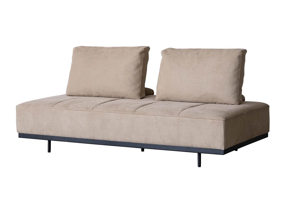 【オアシス/OASIS / GOODS】のGLOW SOFA / グロー ソファ 2.5人掛けベース + 背クッション2点 インテリア・キッズ・メンズ・レディースファッション・服の通販 founy(ファニー) 　クッション　Cushion, Throw Pillow　バランス　Balance, Style Balance　フラット　Flat, Flat Shoes　モコモコ　Fuzzy, Fluffy　モダン　Modern, Contemporary　ホーム・キャンプ・アウトドア・お取り寄せ　Home Living / Home & Lifestyle / Camping Gear / Outdoor Camping　家具・インテリア　Home Furniture & Interior. Stylish & Functional Living Spaces　ソファー　Couches & Sofas　ベース張地:サンド(スウェード調)、背クッション張地:サンド(スウェード調)|ID: prp329100004897679 ipo3291000000036631869