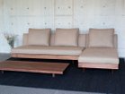 【ヌースプロジェクツ/NOUS PROJECTS / GOODS】のTORENO SOFA / トレノ ソファ 張地:脚部:ウォルナット(オイル塗装)、サイズ:幅180cm|ID: prp329100004897793 ipo3291000000036633979
