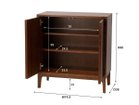 【アクメファニチャー /ACME Furniture / GOODS】のBROOKS SMALL STACKING CREDENZA + SMALL SERVER / ブルックス スモール スタッキング クレデンザ + スモール サーバー 人気、トレンドファッション・服の通販 founy(ファニー) コンパクト Compact, Small Size モチーフ Motif, Design Theme ホーム・キャンプ・アウトドア・お取り寄せ Home Living / Home & Lifestyle / Camping Gear / Outdoor Camping 家具・インテリア Home Furniture & Interior. Stylish & Functional Living Spaces 収納家具・キャビネット Storage Furniture 収納キャビネット・扉付き棚 Cabinet / Storage Cabinet thumbnail 寸法図(下台)|ID: prp329100004897843 ipo3291000000036634659