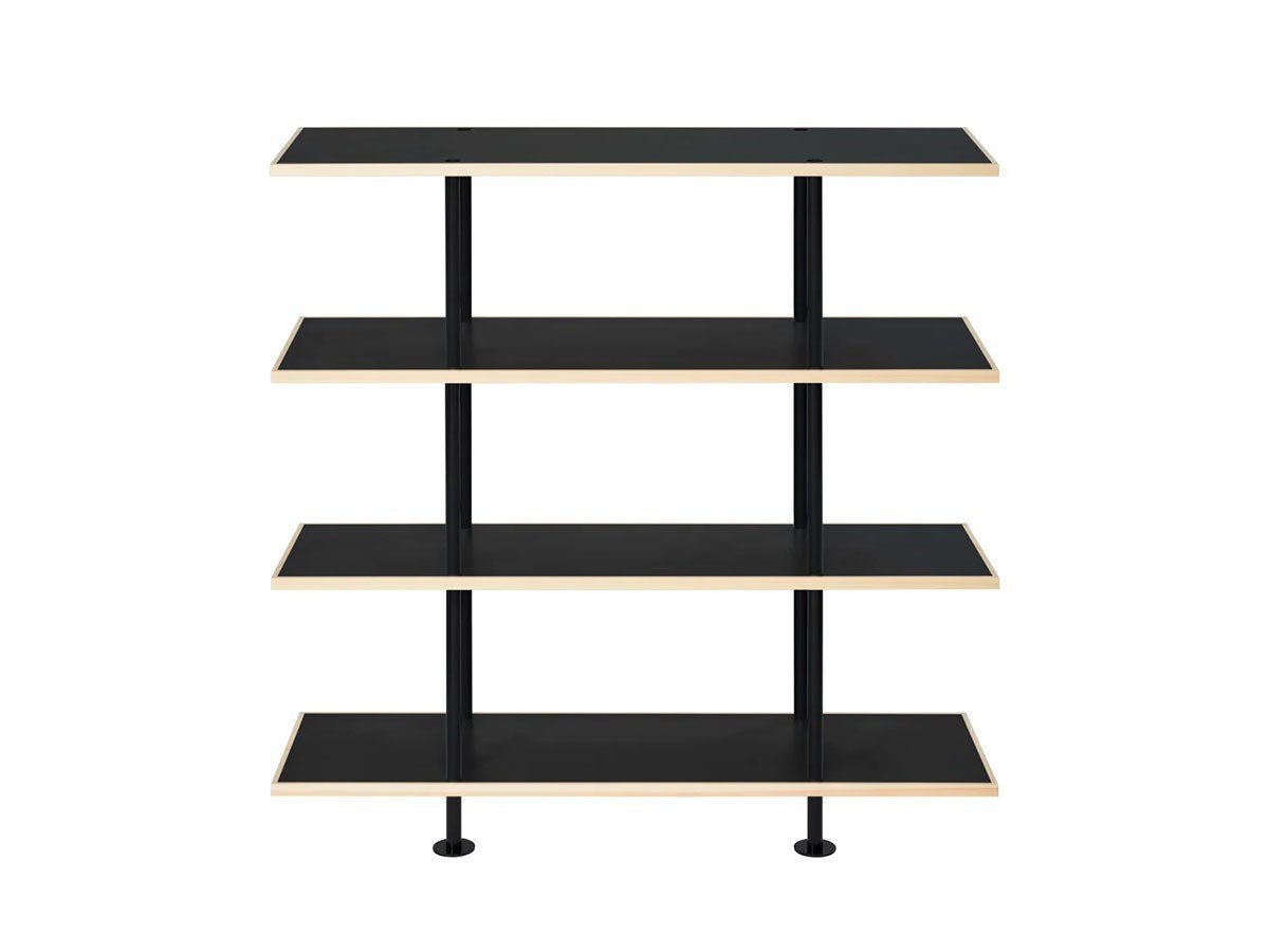 【キット/KIT / GOODS】のShelf / シェルフ SLF-01 4段 インテリア・キッズ・メンズ・レディースファッション・服の通販 founy(ファニー) 　送料無料　Free Shipping　ホーム・キャンプ・アウトドア・お取り寄せ　Home Living / Home & Lifestyle / Camping Gear / Outdoor Camping　家具・インテリア　Home Furniture & Interior. Stylish & Functional Living Spaces　収納家具・キャビネット　Storage Furniture　シェルフ・オープンラック・収納棚　Open Shelf Rack　天板ブラック、フレームブラック|ID: prp329100004897974 ipo3291000000036636485