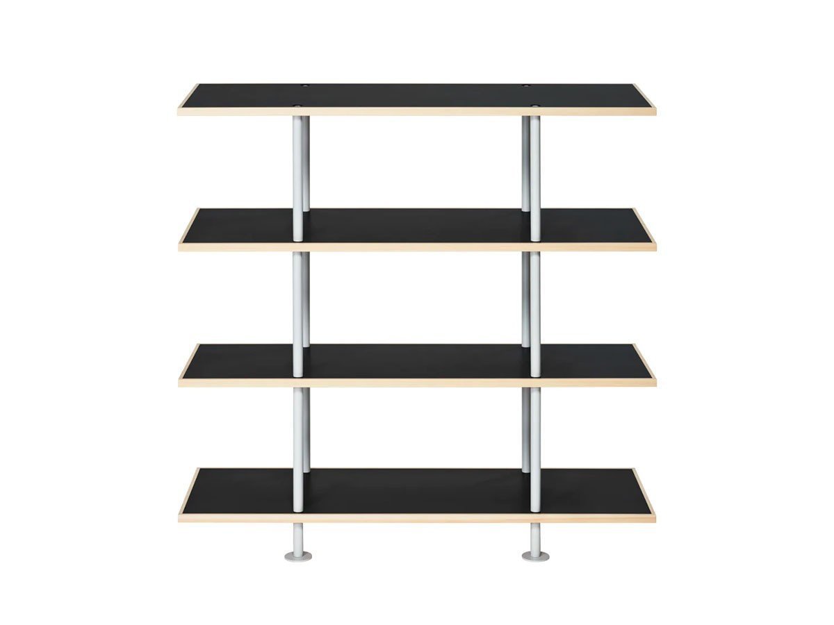 【キット/KIT / GOODS】のShelf / シェルフ SLF-01 4段 インテリア・キッズ・メンズ・レディースファッション・服の通販 founy(ファニー) 　送料無料　Free Shipping　ホーム・キャンプ・アウトドア・お取り寄せ　Home Living / Home & Lifestyle / Camping Gear / Outdoor Camping　家具・インテリア　Home Furniture & Interior. Stylish & Functional Living Spaces　収納家具・キャビネット　Storage Furniture　シェルフ・オープンラック・収納棚　Open Shelf Rack　天板ブラック、フレームライトグレー|ID: prp329100004897974 ipo3291000000036636486