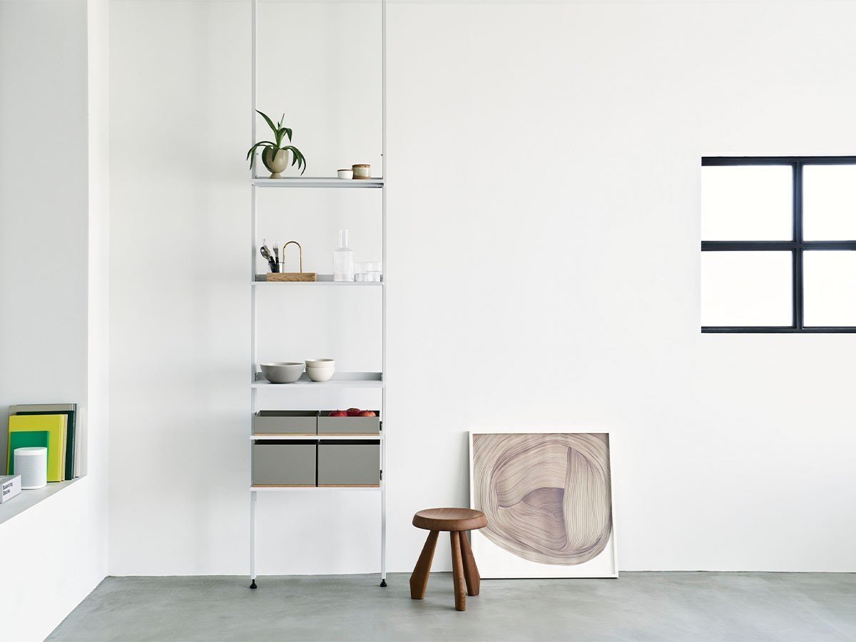 【スティール/stiiilll / GOODS】のShelf 5plate caseSM set / シェルフ 5段 + ケースSM セット インテリア・キッズ・メンズ・レディースファッション・服の通販 founy(ファニー) 　スリム　Slim, Slim Fit　フォルム　Silhouette, Form　フレーム　Frame, Outline　プレート　Plate, Dish　モダン　Modern, Contemporary　ホーム・キャンプ・アウトドア・お取り寄せ　Home Living / Home & Lifestyle / Camping Gear / Outdoor Camping　家具・インテリア　Home Furniture & Interior. Stylish & Functional Living Spaces　収納家具・キャビネット　Storage Furniture　シェルフ・オープンラック・収納棚　Open Shelf Rack　参考イメージ|ID: prp329100004898037 ipo3291000000036637419