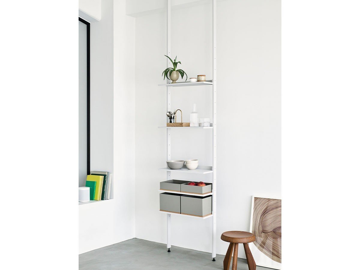 【スティール/stiiilll / GOODS】のShelf 5plate caseSM set / シェルフ 5段 + ケースSM セット インテリア・キッズ・メンズ・レディースファッション・服の通販 founy(ファニー) 　スリム　Slim, Slim Fit　フォルム　Silhouette, Form　フレーム　Frame, Outline　プレート　Plate, Dish　モダン　Modern, Contemporary　ホーム・キャンプ・アウトドア・お取り寄せ　Home Living / Home & Lifestyle / Camping Gear / Outdoor Camping　家具・インテリア　Home Furniture & Interior. Stylish & Functional Living Spaces　収納家具・キャビネット　Storage Furniture　シェルフ・オープンラック・収納棚　Open Shelf Rack　参考イメージ|ID: prp329100004898037 ipo3291000000036637420