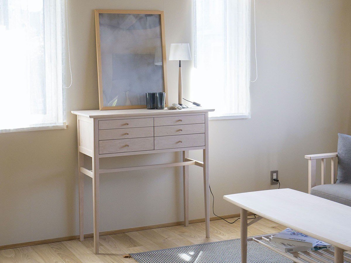 【北の住まい設計社/KITANOSUMAISEKKEISHA / GOODS】のConsole Chest / コンソール チェスト インテリア・キッズ・メンズ・レディースファッション・服の通販 founy(ファニー) 　オイル　Body Oil　シンプル　Simple, Minimal　テーブル　Table, Dining Table　人気　Popular, Best Seller　パウダー　Powder, Soft Tone　ホーム・キャンプ・アウトドア・お取り寄せ　Home Living / Home & Lifestyle / Camping Gear / Outdoor Camping　家具・インテリア　Home Furniture & Interior. Stylish & Functional Living Spaces　テーブル　Dining, Coffee & Side Tables　コンソールテーブル・カウンター机　Console & Hallway Tables　ホーム・キャンプ・アウトドア・お取り寄せ　Home Living / Home & Lifestyle / Camping Gear / Outdoor Camping　家具・インテリア　Home Furniture & Interior. Stylish & Functional Living Spaces　収納家具・キャビネット　Storage Furniture　チェスト・収納引き出し　Drawers / Storage Chest　本体:イタヤカエデ、引出し前板:イタヤカエデ|ID: prp329100004898333 ipo3291000000036644515