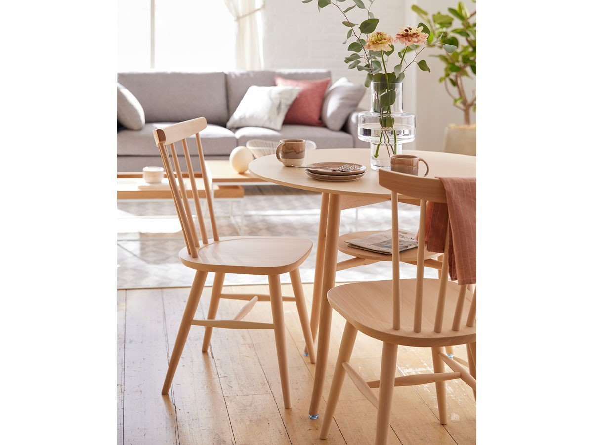 【秋田木工/Akimoku / GOODS】のRound Table RBT / ラウンドテーブル RBT インテリア・キッズ・メンズ・レディースファッション・服の通販 founy(ファニー) 　エレガント 上品　Elegant　コンパクト　Compact, Small Size　シンプル　Simple, Minimal　テーブル　Table, Dining Table　ラウンド　Round, Round Neck　ワーク　Workwear, Utility Style　ホーム・キャンプ・アウトドア・お取り寄せ　Home Living / Home & Lifestyle / Camping Gear / Outdoor Camping　家具・インテリア　Home Furniture & Interior. Stylish & Functional Living Spaces　テーブル　Dining, Coffee & Side Tables　カフェテーブル・丸型テーブル　Cafe & Bistro Tables　白木塗装|ID: prp329100004898397 ipo3291000000036645379