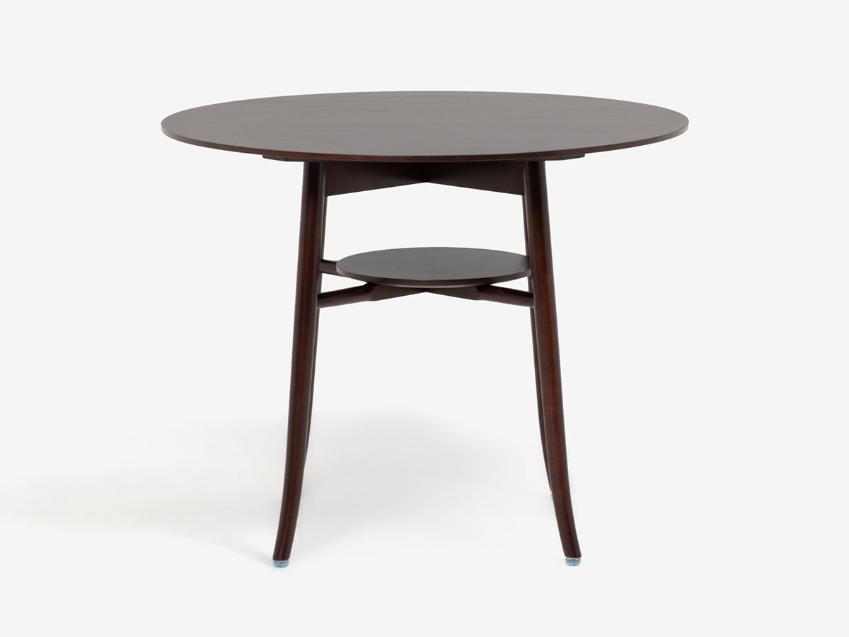 【秋田木工/Akimoku / GOODS】のRound Table RBT / ラウンドテーブル RBT インテリア・キッズ・メンズ・レディースファッション・服の通販 founy(ファニー) 　エレガント 上品　Elegant　コンパクト　Compact, Small Size　シンプル　Simple, Minimal　テーブル　Table, Dining Table　ラウンド　Round, Round Neck　ワーク　Workwear, Utility Style　ホーム・キャンプ・アウトドア・お取り寄せ　Home Living / Home & Lifestyle / Camping Gear / Outdoor Camping　家具・インテリア　Home Furniture & Interior. Stylish & Functional Living Spaces　テーブル　Dining, Coffee & Side Tables　カフェテーブル・丸型テーブル　Cafe & Bistro Tables　ウォールナット WN|ID: prp329100004898397 ipo3291000000036645381