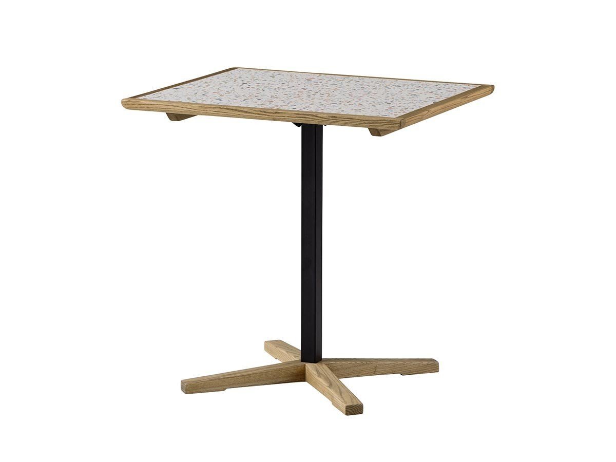 【ノラ/nora / GOODS】のTOFFY CAFE TABLE / トフィー カフェテーブル テラゾー柄メラミン天板 インテリア・キッズ・メンズ・レディースファッション・服の通販 founy(ファニー) 　送料無料　Free Shipping　カラフル　Colorful Design　コンパクト　Compact, Small Size　テーブル　Table, Dining Table　ホーム・キャンプ・アウトドア・お取り寄せ　Home Living / Home & Lifestyle / Camping Gear / Outdoor Camping　家具・インテリア　Home Furniture & Interior. Stylish & Functional Living Spaces　テーブル　Dining, Coffee & Side Tables　カフェテーブル・丸型テーブル　Cafe & Bistro Tables　テラゾーホワイト|ID: prp329100004898442 ipo3291000000036646008