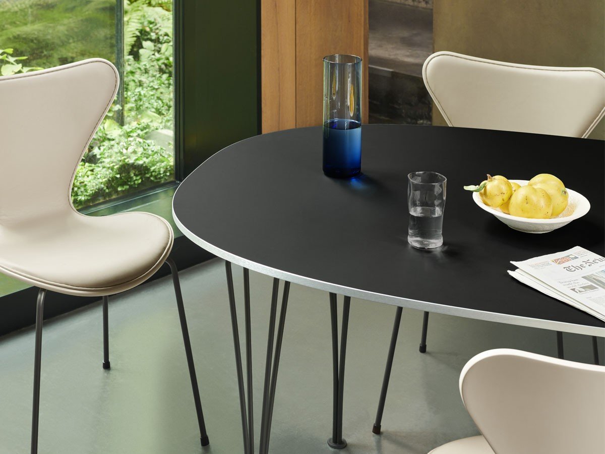 【フリッツ ハンセン/FRITZ HANSEN / GOODS】のTABLE SERIES SUPERELLIPSE / テーブルシリーズ スーパー楕円テーブル スパンレッグ B614 インテリア・キッズ・メンズ・レディースファッション・服の通販 founy(ファニー) 　テーブル　Table, Dining Table　フォルム　Silhouette, Form　ホーム・キャンプ・アウトドア・お取り寄せ　Home Living / Home & Lifestyle / Camping Gear / Outdoor Camping　家具・インテリア　Home Furniture & Interior. Stylish & Functional Living Spaces　テーブル　Dining, Coffee & Side Tables　ダイニングテーブル・食卓テーブル　Dining Tables　参考イメージ|ID: prp329100004898445 ipo3291000000036646138