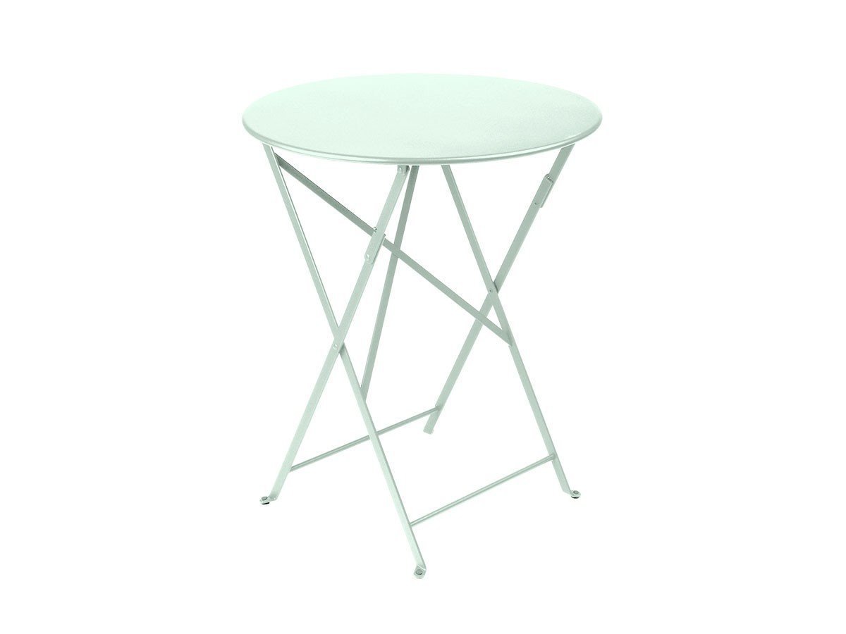 【フェルモブ/Fermob / GOODS】のBISTRO ROUND TABLE / ビストロ ラウンドテーブル 60 インテリア・キッズ・メンズ・レディースファッション・服の通販 founy(ファニー) 　送料無料　Free Shipping　コンパクト　Compact, Small Size　コーティング　Coating, Coated Finish　シンプル　Simple, Minimal　テーブル　Table, Dining Table　パウダー　Powder, Soft Tone　ラウンド　Round, Round Neck　軽量　Lightweight, Ultra Light　ホーム・キャンプ・アウトドア・お取り寄せ　Home Living / Home & Lifestyle / Camping Gear / Outdoor Camping　家具・インテリア　Home Furniture & Interior. Stylish & Functional Living Spaces　テーブル　Dining, Coffee & Side Tables　カフェテーブル・丸型テーブル　Cafe & Bistro Tables　ホーム・キャンプ・アウトドア・お取り寄せ　Home Living / Home & Lifestyle / Camping Gear / Outdoor Camping　家具・インテリア　Home Furniture & Interior. Stylish & Functional Living Spaces　テーブル　Dining, Coffee & Side Tables　折りたたみテーブル・伸縮テーブル　Folding & Extendable Tables　アイスミント|ID: prp329100004898446 ipo3291000000036646148