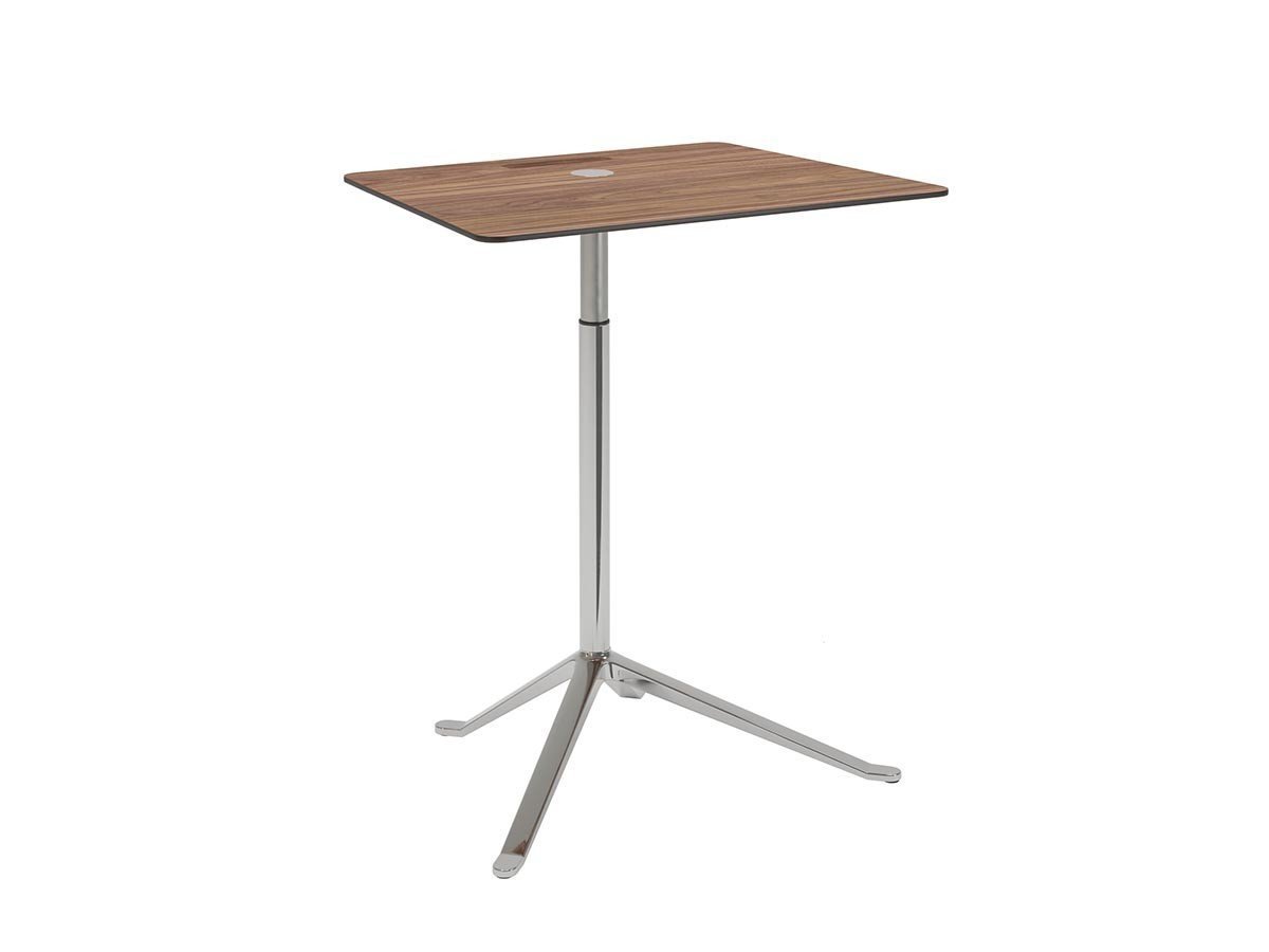 【フリッツ ハンセン/FRITZ HANSEN / GOODS】のLITTLE FRIEND / リトルフレンド テーブル スクエア KS13 / KS14 インテリア・キッズ・メンズ・レディースファッション・服の通販 founy(ファニー) 　送料無料　Free Shipping　スクエア　Square, Square Shape　テーブル　Table, Dining Table　デスク　Desk, Work Desk　ワーク　Workwear, Utility Style　雑誌　Magazine, Fashion Magazine　ホーム・キャンプ・アウトドア・お取り寄せ　Home Living / Home & Lifestyle / Camping Gear / Outdoor Camping　家具・インテリア　Home Furniture & Interior. Stylish & Functional Living Spaces　テーブル　Dining, Coffee & Side Tables　サイドテーブル・ナイトテーブル　Side & End Tables　天板:ナチュラルウッド / ウォルナット、脚部:クローム / ポリッシュ、タイプ:高さ調整機能付|ID: prp329100004898496 ipo3291000000036646825