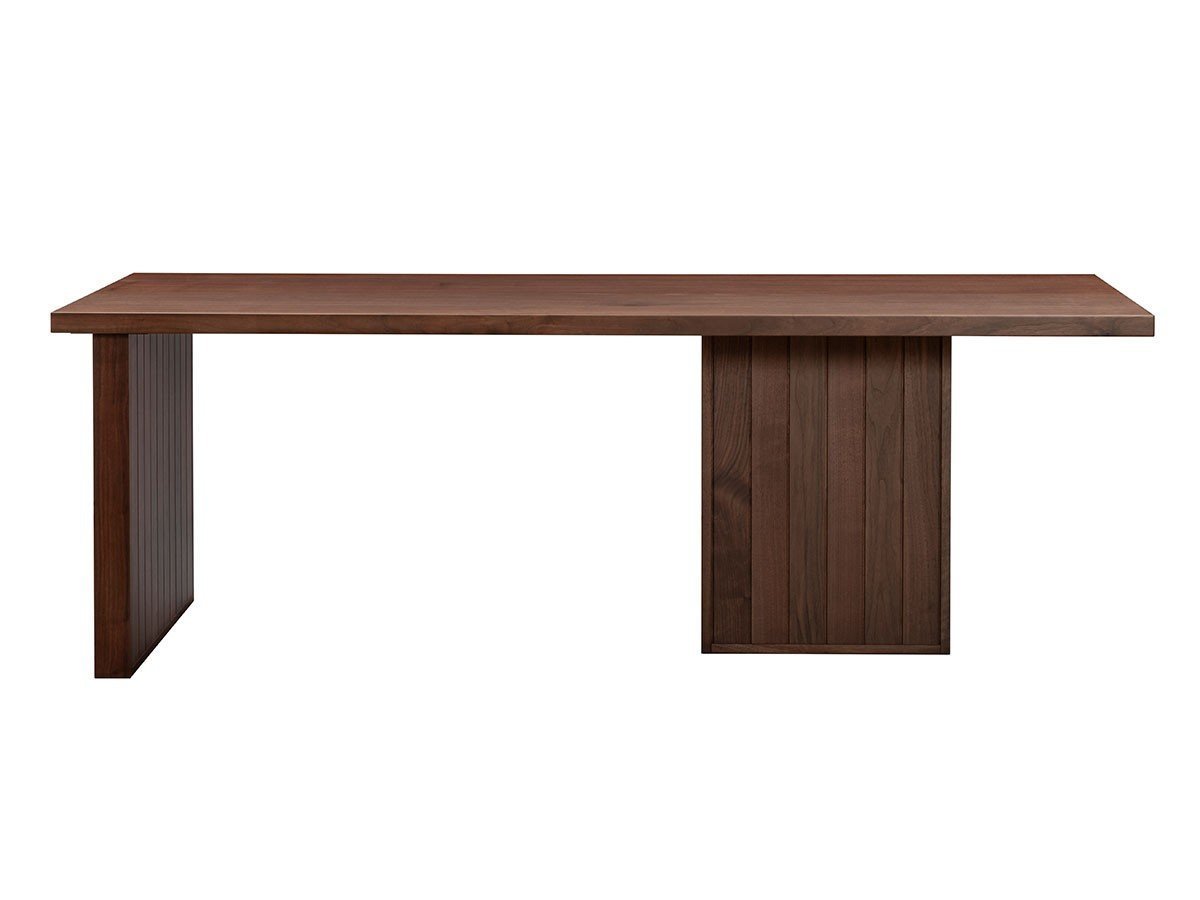 【タクト/TACT / GOODS】のDINING TABLE / ダイニングテーブル BOXパネル脚 インテリア・キッズ・メンズ・レディースファッション・服の通販 founy(ファニー) シンプル Simple, Minimal テーブル Table, Dining Table ボックス Boxy, Box Shape ホーム・キャンプ・アウトドア・お取り寄せ Home Living / Home & Lifestyle / Camping Gear / Outdoor Camping 家具・インテリア Home Furniture & Interior. Stylish & Functional Living Spaces テーブル Dining, Coffee & Side Tables ダイニングテーブル・食卓テーブル Dining Tables 天板:ウォールナット、脚部:ウォールナット、サイズ:幅210 × 奥行90cm|ID: prp329100004898537 ipo3291000000036647400