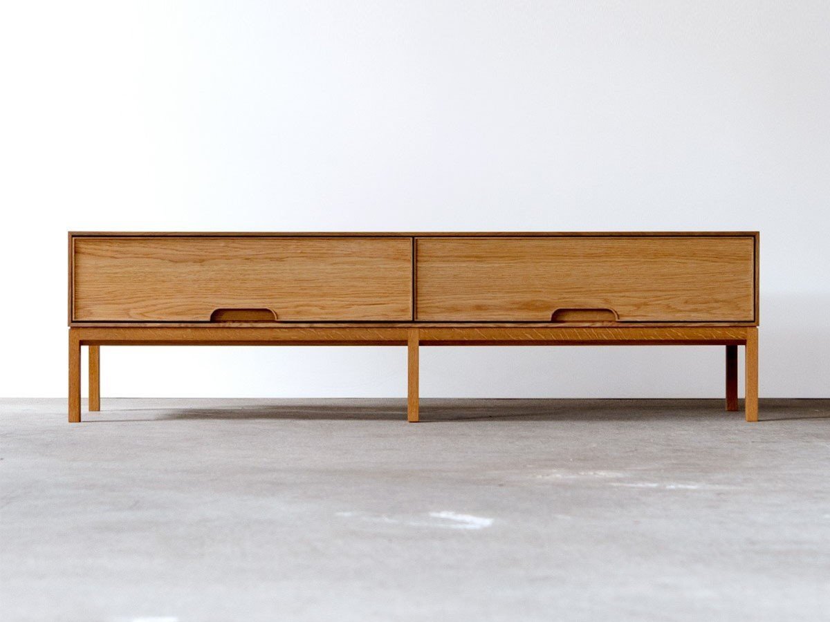 【松井木工/MATSUI MOKKO / GOODS】のLAF TV BOARD / ラフ テレビボード(木面 / 木脚) インテリア・キッズ・メンズ・レディースファッション・服の通販 founy(ファニー) 　アクリル　Acrylic Material　ヴィンテージ　Vintage Style　シンプル　Simple, Minimal　チェリー　Cherry, Cherry Pattern　モダン　Modern, Contemporary　ホーム・キャンプ・アウトドア・お取り寄せ　Home Living / Home & Lifestyle / Camping Gear / Outdoor Camping　家具・インテリア　Home Furniture & Interior. Stylish & Functional Living Spaces　テレビボード・テレビ台　TV Cabinets & Consoles　テレビ台・TVボード　Tv Board　ウッド:ホワイトオーク、サイズ:幅160cm|ID: prp329100004898609 ipo3291000000036648131