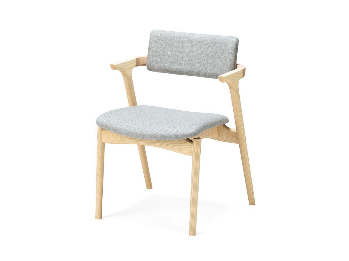 【平田椅子製作所/Hirata Chair / GOODS】のCAPRA Half Arm Chair / キャプラ ハーフアームチェア インテリア・キッズ・メンズ・レディースファッション・服の通販 founy(ファニー) 送料無料 Free Shipping デスク Desk, Work Desk ハーフ Half, Half-Length モダン Modern, Contemporary ホーム・キャンプ・アウトドア・お取り寄せ Home Living / Home & Lifestyle / Camping Gear / Outdoor Camping 家具・インテリア Home Furniture & Interior. Stylish & Functional Living Spaces チェア・椅子 Seating & Chairs ダイニングチェア・木製チェア Dining Chairs ホーム・キャンプ・アウトドア・お取り寄せ Home Living / Home & Lifestyle / Camping Gear / Outdoor Camping 家具・インテリア Home Furniture & Interior. Stylish & Functional Living Spaces チェア・椅子 Seating & Chairs アームチェア・アクセントチェア Armchairs & Accent Chairs 張地:N.C NC-125、フレーム:アッシュ(ナチュラルホワイト)|ID: prp329100004899663 ipo3291000000036659451