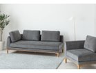 【フランネルソファ/FLANNEL SOFA / GOODS】のVESEL SOFA / べセル 3人掛けソファ 張地:HU ダークグレー(グループ4)、脚部:オーク、タイプ:座って右アーム、サイドクッションの有無|ID: prp329100004903244 ipo3291000000036697690
