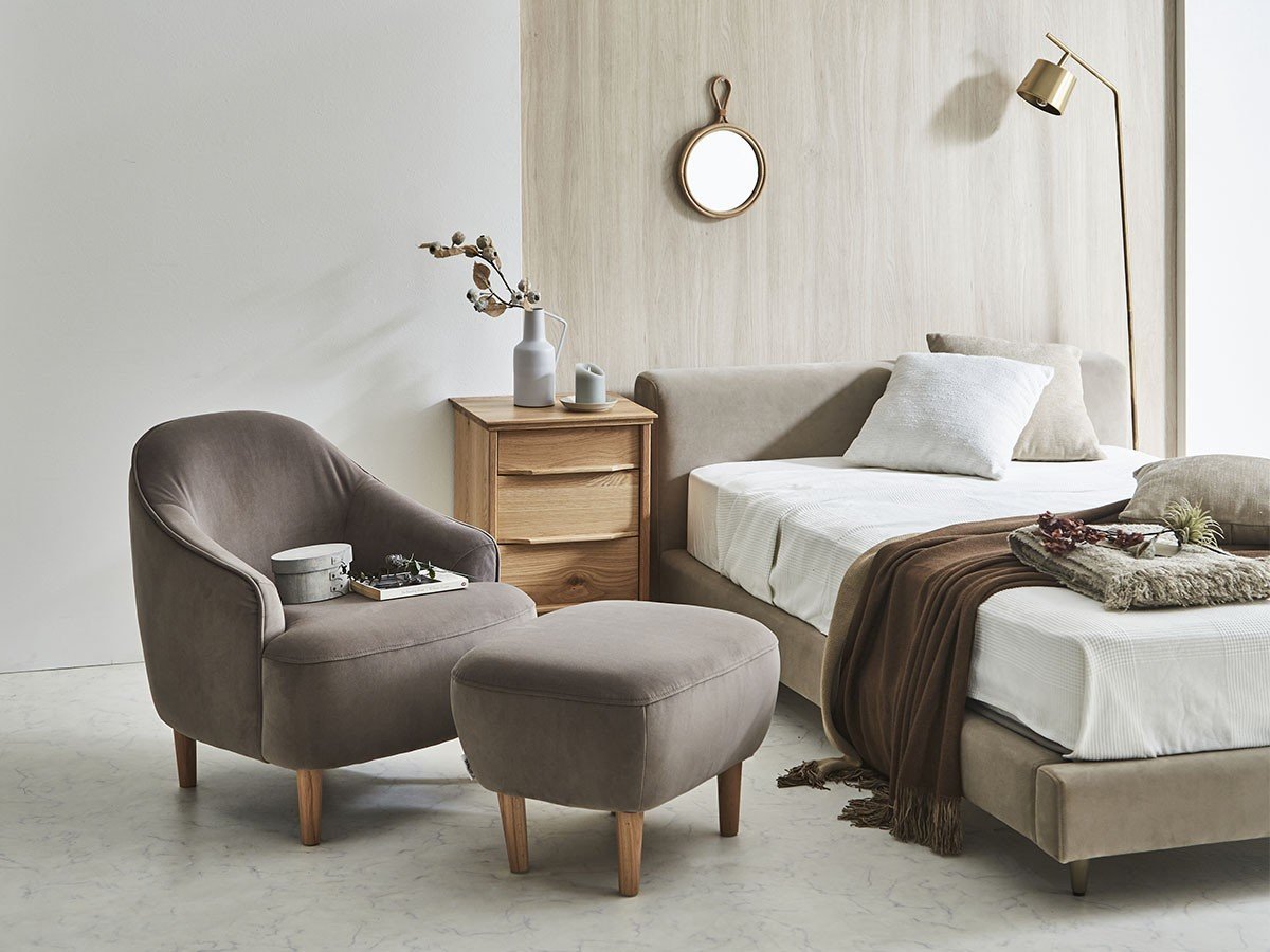 【インルーム/InRoom / GOODS】のPAMELA SOFA 1P / パメラ ソファ 1P インテリア・キッズ・メンズ・レディースファッション・服の通販 founy(ファニー) 　送料無料　Free Shipping　ベルベット　Velvet, Velvety　リネン　Linen, Linen Fabric　エレガント 上品　Elegant　ホーム・キャンプ・アウトドア・お取り寄せ　Home Living / Home & Lifestyle / Camping Gear / Outdoor Camping　家具・インテリア　Home Furniture & Interior. Stylish & Functional Living Spaces　ソファー　Couches & Sofas　ホーム・キャンプ・アウトドア・お取り寄せ　Home Living / Home & Lifestyle / Camping Gear / Outdoor Camping　家具・インテリア　Home Furniture & Interior. Stylish & Functional Living Spaces　チェア・椅子　Seating & Chairs　ラウンジチェア・リクライナー　Lounge Chairs / Recliners　張地:ナッツグレージュ|ID: prp329100004903356 ipo3291000000036699275