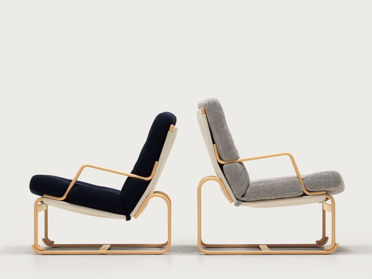 【天童木工/Tendo Mokko / GOODS】のMathsson Easy Chair / マットソン イージーチェア ハイタイプ 肘無し インテリア・キッズ・メンズ・レディースファッション・服の通販 founy(ファニー) 　キャンバス　Canvas, Canvas Fabric　クッション　Cushion, Throw Pillow　スリム　Slim, Slim Fit　フレーム　Frame, Outline　送料無料　Free Shipping　ホーム・キャンプ・アウトドア・お取り寄せ　Home Living / Home & Lifestyle / Camping Gear / Outdoor Camping　家具・インテリア　Home Furniture & Interior. Stylish & Functional Living Spaces　チェア・椅子　Seating & Chairs　ラウンジチェア・リクライナー　Lounge Chairs / Recliners　ロータイプとハイタイプの展開があります。ロータイプは「背中で座る心地よさ」に、ハイタイプは「立ち座り|ID: prp329100004903366 ipo3291000000036699427