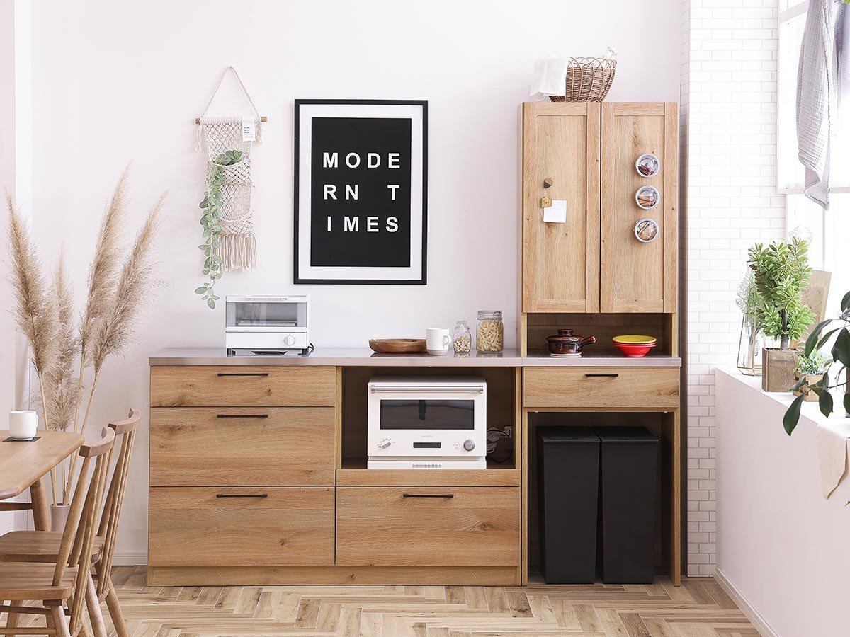 【ノラ/nora / GOODS】のLINDT COUNTER / リンツ カウンター 幅140cm インテリア・キッズ・メンズ・レディースファッション・服の通販 founy(ファニー) 　シンプル　Simple, Minimal　テーブル　Table, Dining Table　ホーム・キャンプ・アウトドア・お取り寄せ　Home Living / Home & Lifestyle / Camping Gear / Outdoor Camping　キッチン・ダイニング　Kitchen & Dining Essentials. Stylish & Functional Tableware　キッチン収納　Kitchen Storage　キッチン収納・食器棚・レンジ台　Kitchen Cabinet　組合せ例:カウンター 幅140cm + ダイニングボード ダスト 幅60cm|ID: prp329100004903597 ipo3291000000036701966