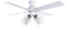 【フライミーパーラー/FLYMEe Parlor / GOODS】のCeiling Fan / シーリングファン #101364 人気、トレンドファッション・服の通販 founy(ファニー) パターン Pattern, Design Print ブレード Braid, Decorative Trim リバーシブル Reversible, Two-Sided 冬 Winter / This Winter 送料無料 Free Shipping 夏 Summer ホーム・キャンプ・アウトドア・お取り寄せ Home Living / Home & Lifestyle / Camping Gear / Outdoor Camping 家具・インテリア Home Furniture & Interior. Stylish & Functional Living Spaces ライト・照明 Lamps & Lighting Fixtures thumbnail ホワイト|ID: prp329100004903760 ipo3291000000036703765