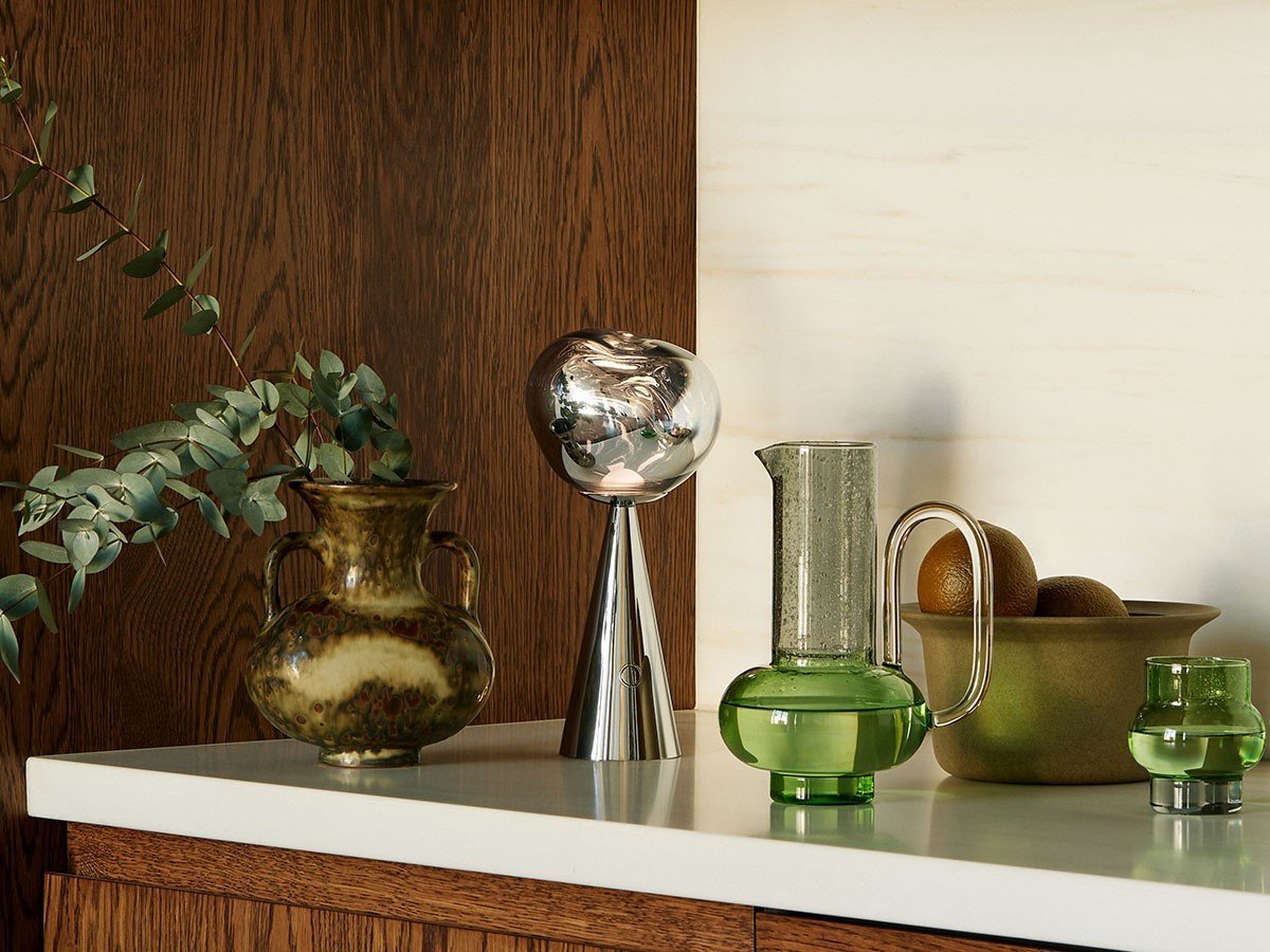 【トム ディクソン/Tom Dixon / GOODS】のMelt Portable / メルト ポータブル インテリア・キッズ・メンズ・レディースファッション・服の通販 founy(ファニー) 送料無料 Free Shipping ガラス Glass, Glassware コレクション Collection, Seasonal Line テーブル Table, Dining Table ホーム・キャンプ・アウトドア・お取り寄せ Home Living / Home & Lifestyle / Camping Gear / Outdoor Camping 家具・インテリア Home Furniture & Interior. Stylish & Functional Living Spaces ライト・照明 Lamps & Lighting Fixtures シルバー|ID: prp329100004903778 ipo3291000000036703945