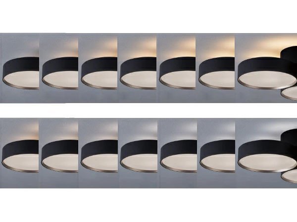 【フライミー ノワール/FLYMEe Noir / GOODS】のLED Ceiling Lamp / LED シーリングランプ #119898 インテリア・キッズ・メンズ・レディースファッション・服の通販 founy(ファニー) 　ウッド　Wooden Design　切替　Switching, Contrast Panel　シンプル　Simple, Minimal　送料無料　Free Shipping　ホーム・キャンプ・アウトドア・お取り寄せ　Home Living / Home & Lifestyle / Camping Gear / Outdoor Camping　家具・インテリア　Home Furniture & Interior. Stylish & Functional Living Spaces　ライト・照明　Lamps & Lighting Fixtures　シーリングライト・天井照明　Ceiling Light / Flush Mount Light　アッパーライト:上図 / 無段階調整可(5～100%)、下図 / 色調無段階調整可(暖色2200K|ID: prp329100004903784 ipo3291000000036704019