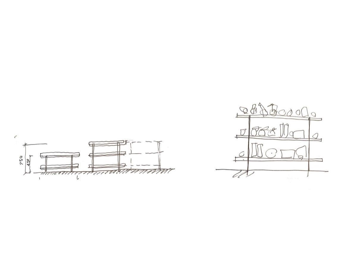 【デュエンデ/DUENDE / GOODS】のMarge shelf 4 OIL FINISH / マージシェルフ 4段 オイル仕上 インテリア・キッズ・メンズ・レディースファッション・服の通販 founy(ファニー) 　オイル　Body Oil　クール　Cool, Chic　バランス　Balance, Style Balance　送料無料　Free Shipping　ホーム・キャンプ・アウトドア・お取り寄せ　Home Living / Home & Lifestyle / Camping Gear / Outdoor Camping　家具・インテリア　Home Furniture & Interior. Stylish & Functional Living Spaces　収納家具・キャビネット　Storage Furniture　シェルフ・オープンラック・収納棚　Open Shelf Rack　デザインスケッチ|ID: prp329100004904088 ipo3291000000036707806