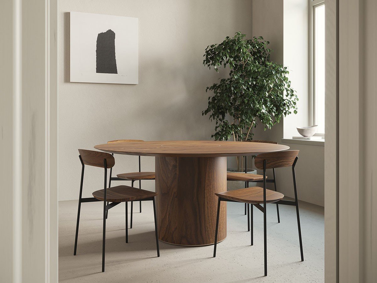 【ステラワークス/Stellar Works / GOODS】のCrawford Dining Table 1 Stone Top / クロフォード ダイニングテーブル 1 ストーントップ インテリア・キッズ・メンズ・レディースファッション・服の通販 founy(ファニー) 　エレガント 上品　Elegant　コレクション　Collection, Seasonal Line　ストーン　Stone, Gem-Like　テーブル　Table, Dining Table　ラウンド　Round, Round Neck　皿　Plate, Dish　ホーム・キャンプ・アウトドア・お取り寄せ　Home Living / Home & Lifestyle / Camping Gear / Outdoor Camping　家具・インテリア　Home Furniture & Interior. Stylish & Functional Living Spaces　テーブル　Dining, Coffee & Side Tables　ダイニングテーブル・食卓テーブル　Dining Tables　参考イメージ|ID: prp329100004904280 ipo3291000000036710319