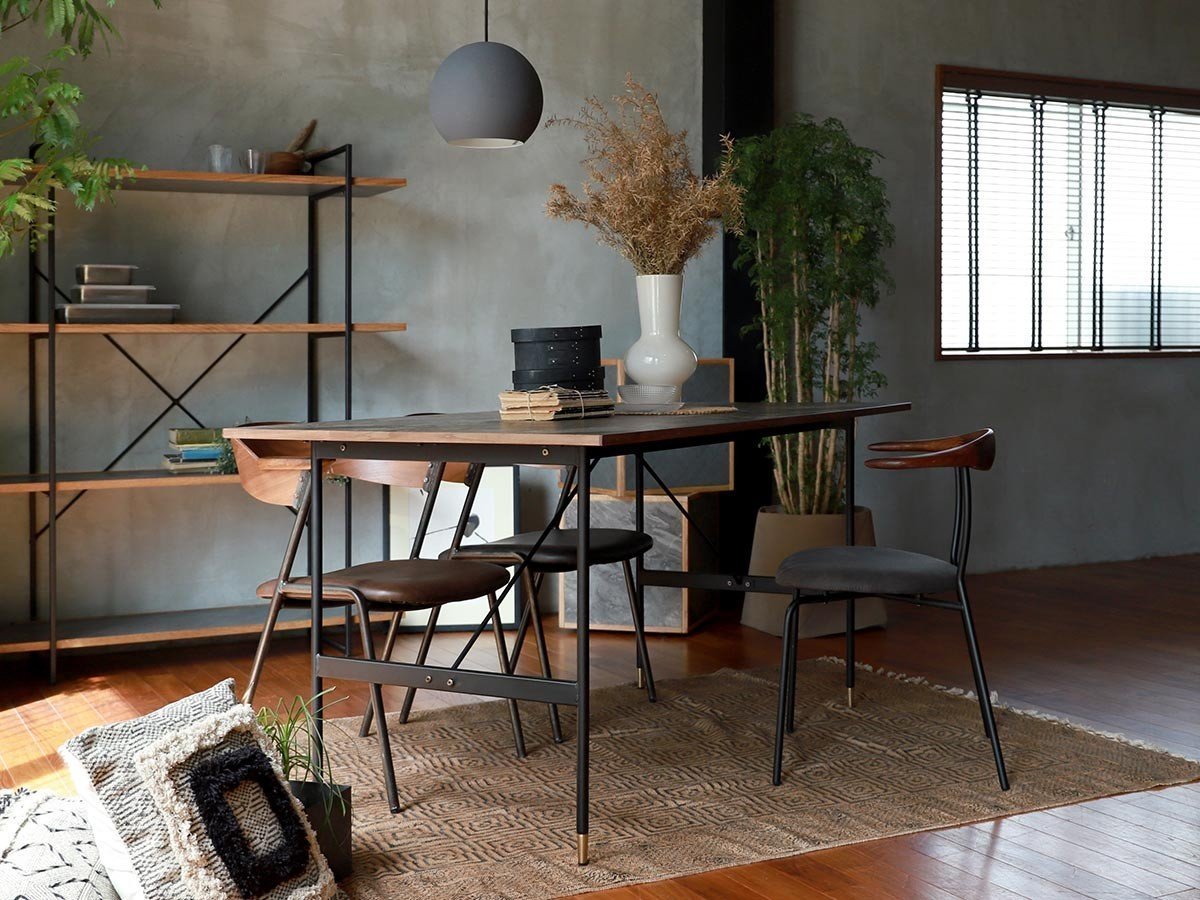 【アデペシュ/a.depeche / GOODS】のPOL 2way dining table 1450 / ポル 2ウェイ ダイニングテーブル 1450 ウォルナット インテリア・キッズ・メンズ・レディースファッション・服の通販 founy(ファニー) 　コンパクト　Compact, Small Size　スリム　Slim, Slim Fit　テーブル　Table, Dining Table　フィット　Fit, Slim Fit　フレーム　Frame, Outline　モダン　Modern, Contemporary　ホーム・キャンプ・アウトドア・お取り寄せ　Home Living / Home & Lifestyle / Camping Gear / Outdoor Camping　家具・インテリア　Home Furniture & Interior. Stylish & Functional Living Spaces　テーブル　Dining, Coffee & Side Tables　ダイニングテーブル・食卓テーブル　Dining Tables　参考イメージ|ID: prp329100004907978 ipo3291000000036759974