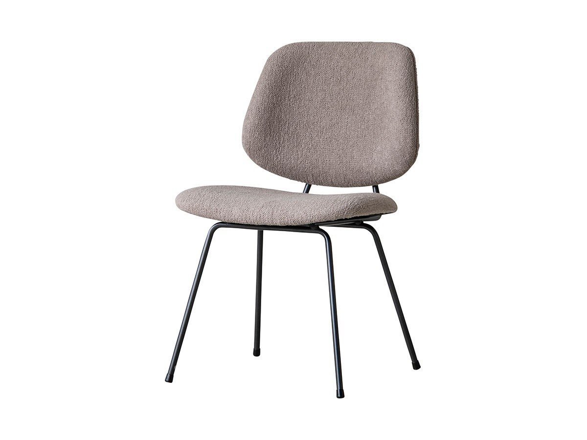 【ノットアンティークス/knot antiques / CRASH GATE / GOODS】のABOCK CHAIR / アボック チェア 肘無(ブークレ / ブラックフレーム) インテリア・キッズ・メンズ・レディースファッション・服の通販 founy(ファニー) 　パイピング　Piping, Trim Design　フレーム　Frame, Outline　ホーム・キャンプ・アウトドア・お取り寄せ　Home Living / Home & Lifestyle / Camping Gear / Outdoor Camping　家具・インテリア　Home Furniture & Interior. Stylish & Functional Living Spaces　チェア・椅子　Seating & Chairs　ダイニングチェア・木製チェア　Dining Chairs　張地:ベージュ|ID: prp329100004907988 ipo3291000000036760038