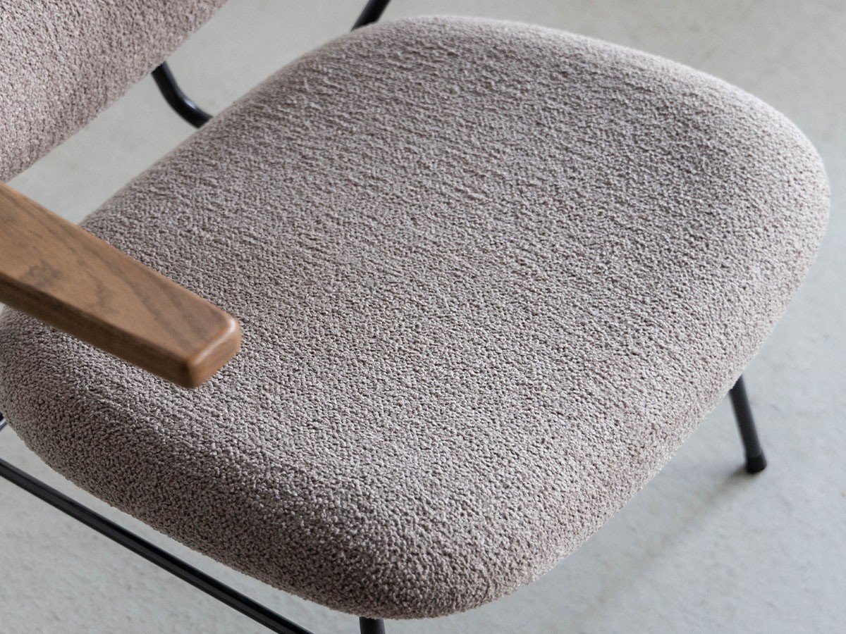 【ノットアンティークス/knot antiques / CRASH GATE / GOODS】のABOCK CHAIR / アボック チェア 肘無(ブークレ / ブラックフレーム) インテリア・キッズ・メンズ・レディースファッション・服の通販 founy(ファニー) 　パイピング　Piping, Trim Design　フレーム　Frame, Outline　ホーム・キャンプ・アウトドア・お取り寄せ　Home Living / Home & Lifestyle / Camping Gear / Outdoor Camping　家具・インテリア　Home Furniture & Interior. Stylish & Functional Living Spaces　チェア・椅子　Seating & Chairs　ダイニングチェア・木製チェア　Dining Chairs　参考イメージ|ID: prp329100004907988 ipo3291000000036760051