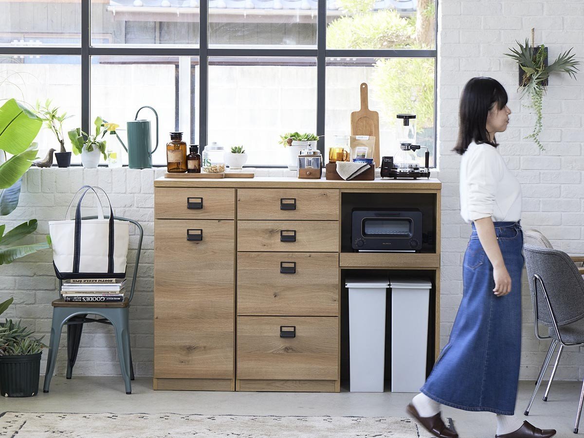 【クラッシュゲート/CRASH GATE / GOODS】のDUSTON DINING BOARD COUNTER / ダストン ダイニングボード カウンター 幅160cm 引出し インテリア・キッズ・メンズ・レディースファッション・服の通販 founy(ファニー) 　シンプル　Simple, Minimal　リアル　Real, Realistic　送料無料　Free Shipping　ホーム・キャンプ・アウトドア・お取り寄せ　Home Living / Home & Lifestyle / Camping Gear / Outdoor Camping　キッチン・ダイニング　Kitchen & Dining Essentials. Stylish & Functional Tableware　キッチン収納　Kitchen Storage　キッチン収納・食器棚・レンジ台　Kitchen Cabinet　|ID: prp329100004908006 ipo3291000000036760636