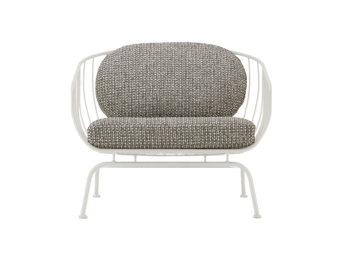 【杉山製作所/Sugiyama Seisakusho / GOODS】のHoop Lounge Chair / フープ ラウンジチェア インテリア・キッズ・メンズ・レディースファッション・服の通販 founy(ファニー) 　送料無料　Free Shipping　クッション　Cushion, Throw Pillow　フレーム　Frame, Outline　フープ　Hoop, Hoop Earrings　ホーム・キャンプ・アウトドア・お取り寄せ　Home Living / Home & Lifestyle / Camping Gear / Outdoor Camping　家具・インテリア　Home Furniture & Interior. Stylish & Functional Living Spaces　チェア・椅子　Seating & Chairs　ラウンジチェア・リクライナー　Lounge Chairs / Recliners　張地:ハウゼン HaNV ネイビー(AAランク)、フレームサンドシルバー|ID: prp329100004908814 ipo3291000000036770132