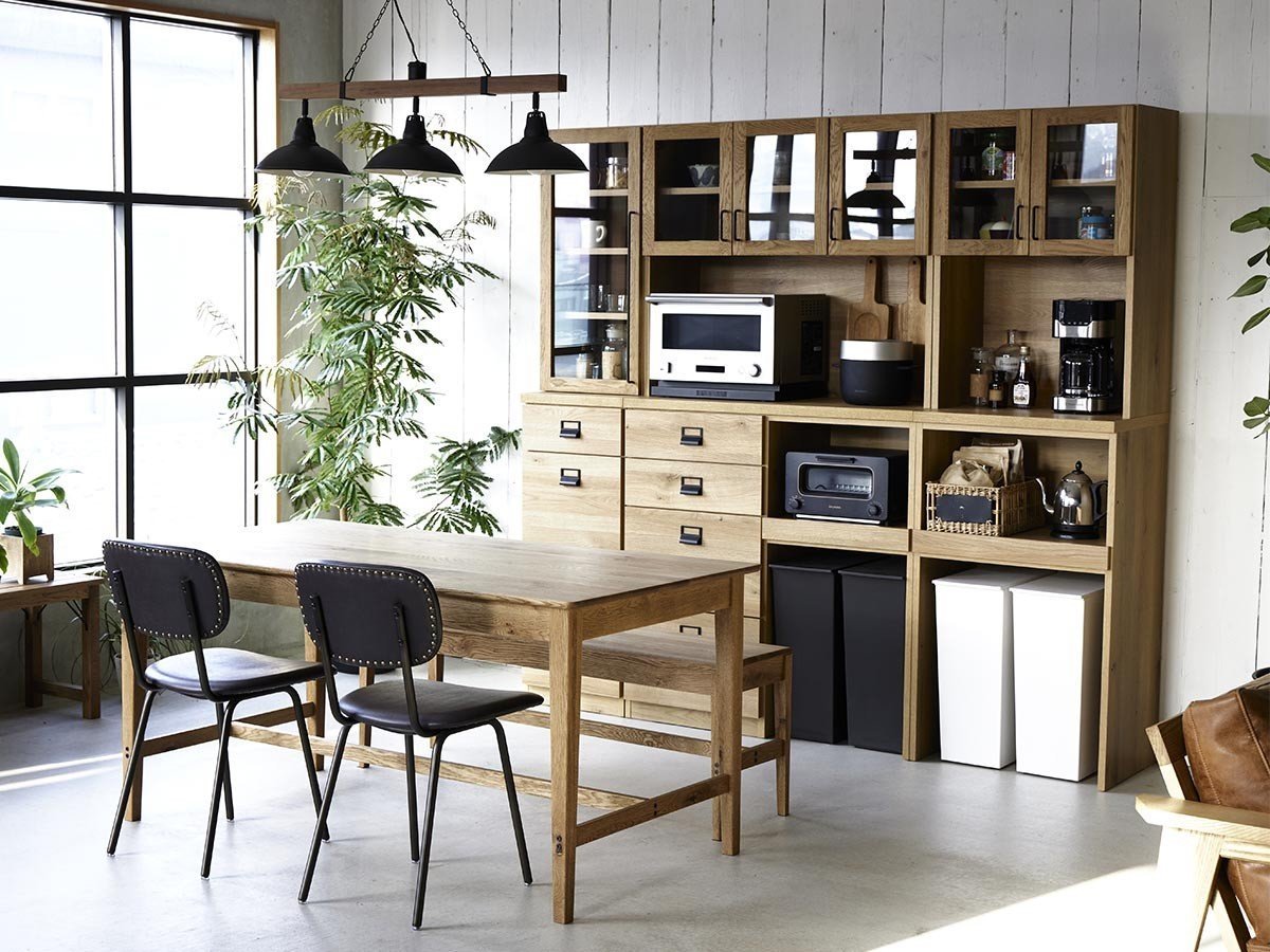 【クラッシュゲート/CRASH GATE / GOODS】のDUSTON DINING BOARD / ダストン ダイニングボード 幅60cm(ガラス戸 + オープン) インテリア・キッズ・メンズ・レディースファッション・服の通販 founy(ファニー) 　ガラス　Glass, Glassware　シンプル　Simple, Minimal　スマート　Smart, Elegant　リアル　Real, Realistic　送料無料　Free Shipping　ホーム・キャンプ・アウトドア・お取り寄せ　Home Living / Home & Lifestyle / Camping Gear / Outdoor Camping　キッチン・ダイニング　Kitchen & Dining Essentials. Stylish & Functional Tableware　キッチン収納　Kitchen Storage　キッチン収納・食器棚・レンジ台　Kitchen Cabinet　ホーム・キャンプ・アウトドア・お取り寄せ　Home Living / Home & Lifestyle / Camping Gear / Outdoor Camping　キッチン・ダイニング　Kitchen & Dining Essentials. Stylish & Functional Tableware　キッチン家電・キッチン用品　Kitchen Appliances & Tools　マグカップ・カップ&ソーサー・陶器食器　Mugs / Cups and Saucers / Ceramic Drinkware　|ID: prp329100004908909 ipo3291000000036771231