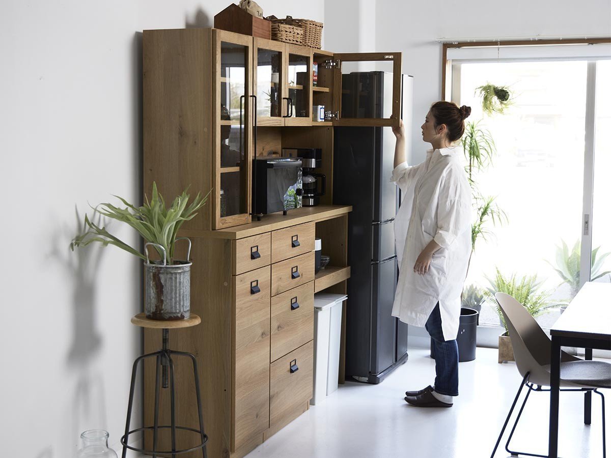 【クラッシュゲート/CRASH GATE / GOODS】のDUSTON DINING BOARD / ダストン ダイニングボード 幅60cm(ガラス戸 + オープン) インテリア・キッズ・メンズ・レディースファッション・服の通販 founy(ファニー) 　ガラス　Glass, Glassware　シンプル　Simple, Minimal　スマート　Smart, Elegant　リアル　Real, Realistic　送料無料　Free Shipping　ホーム・キャンプ・アウトドア・お取り寄せ　Home Living / Home & Lifestyle / Camping Gear / Outdoor Camping　キッチン・ダイニング　Kitchen & Dining Essentials. Stylish & Functional Tableware　キッチン収納　Kitchen Storage　キッチン収納・食器棚・レンジ台　Kitchen Cabinet　ホーム・キャンプ・アウトドア・お取り寄せ　Home Living / Home & Lifestyle / Camping Gear / Outdoor Camping　キッチン・ダイニング　Kitchen & Dining Essentials. Stylish & Functional Tableware　キッチン家電・キッチン用品　Kitchen Appliances & Tools　マグカップ・カップ&ソーサー・陶器食器　Mugs / Cups and Saucers / Ceramic Drinkware　|ID: prp329100004908909 ipo3291000000036771239