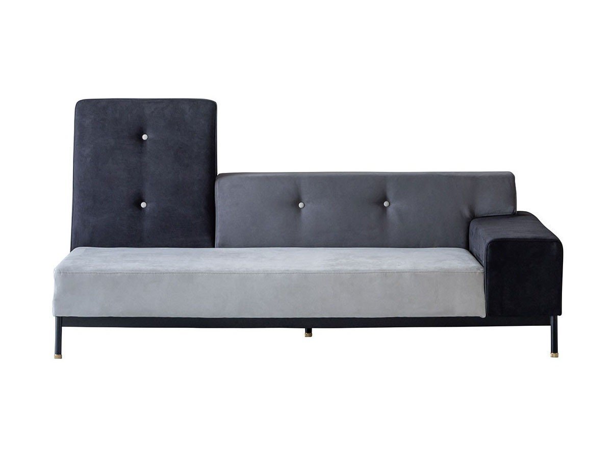 【クラッシュゲート/CRASH GATE / GOODS】のTET SOFA / テット ソファ(モノトーン) インテリア・キッズ・メンズ・レディースファッション・服の通販 founy(ファニー) 　アシンメトリー　Asymmetrical Style　クッション　Cushion, Throw Pillow　フォルム　Silhouette, Form　モダン　Modern, Contemporary　モノトーン　Monotone, Black and White　エレガント 上品　Elegant　ホーム・キャンプ・アウトドア・お取り寄せ　Home Living / Home & Lifestyle / Camping Gear / Outdoor Camping　家具・インテリア　Home Furniture & Interior. Stylish & Functional Living Spaces　ソファー　Couches & Sofas　アーム位置:左アーム、サイズ:2.5人掛け|ID: prp329100004909219 ipo3291000000036774476