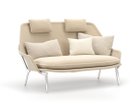 【ヴィトラ/Vitra / GOODS】のSlow Sofa / スローソファ(ファブリック) 本体張地:フロッカ 02 ベージュ(ファブリック F80)、脚部:ポリッシュドアルミニウム<&|ID: prp329100004909224 ipo3291000000036774528