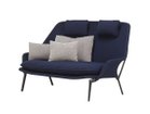 【ヴィトラ/Vitra / GOODS】のSlow Sofa / スローソファ(ファブリック) 本体張地:フロッカ 01 ダークブルー(ファブリック F80)、脚部:ポリッシュドアルミニウム&lt|ID: prp329100004909224 ipo3291000000036774536